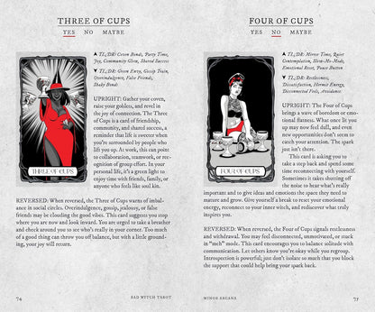 Bad Witch Tarot by Michelle Lodge featuring inclusive modern artwork, diverse tarot archetypes, and a contemporary witchcraft-inspired aesthetic.