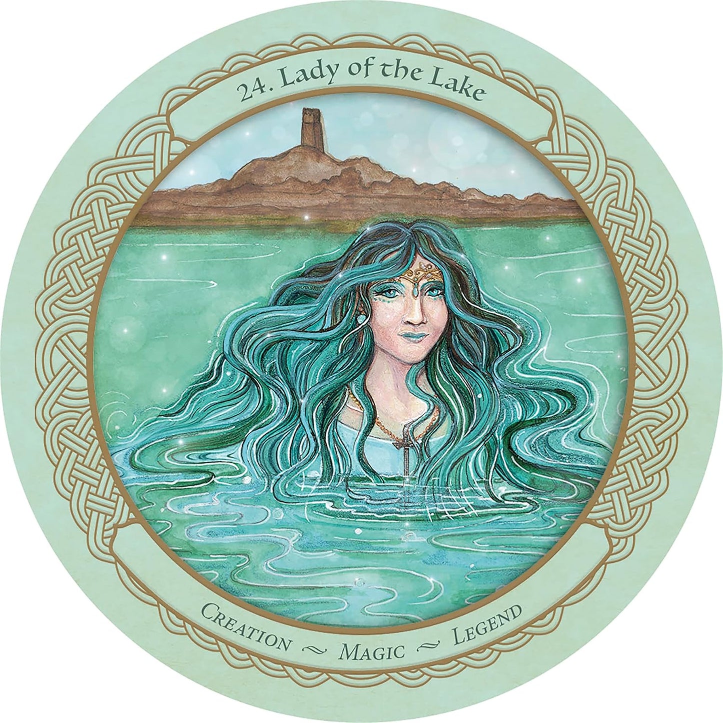 Enchanted Wheel Oracle featuring hand-painted seasonal artwork inspired by the Wheel of the Year