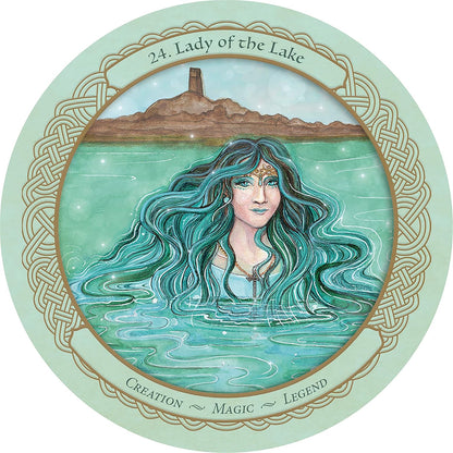 Enchanted Wheel Oracle featuring hand-painted seasonal artwork inspired by the Wheel of the Year
