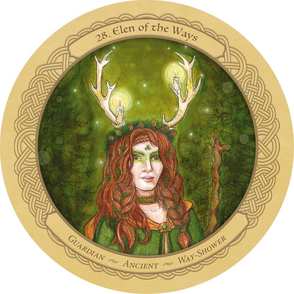 Enchanted Wheel Oracle featuring hand-painted seasonal artwork inspired by the Wheel of the Year