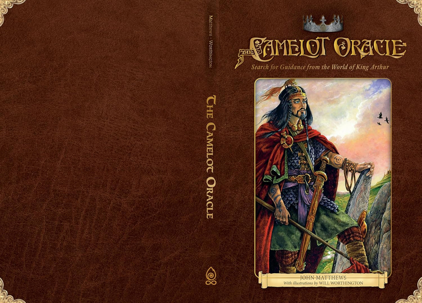 Camelot Oracle deck Arthurian mythology cards with map system and guidebook UK
