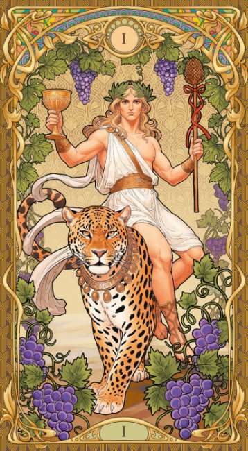Mythology Tarot deck featuring mythological gods, heroes, legendary figures, and archetypal tarot symbolism inspired by ancient traditions.