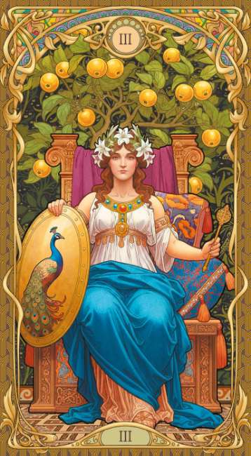 Mythology Tarot deck featuring mythological gods, heroes, legendary figures, and archetypal tarot symbolism inspired by ancient traditions.