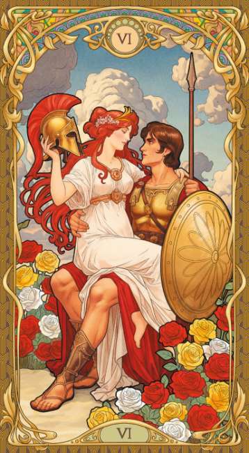 Mythology Tarot deck featuring mythological gods, heroes, legendary figures, and archetypal tarot symbolism inspired by ancient traditions.