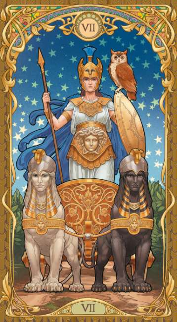 Mythology Tarot deck featuring mythological gods, heroes, legendary figures, and archetypal tarot symbolism inspired by ancient traditions.