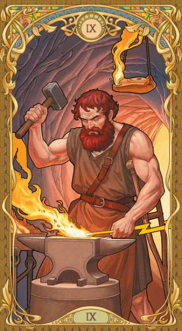 Mythology Tarot deck featuring mythological gods, heroes, legendary figures, and archetypal tarot symbolism inspired by ancient traditions.