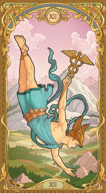 Mythology Tarot deck featuring mythological gods, heroes, legendary figures, and archetypal tarot symbolism inspired by ancient traditions.