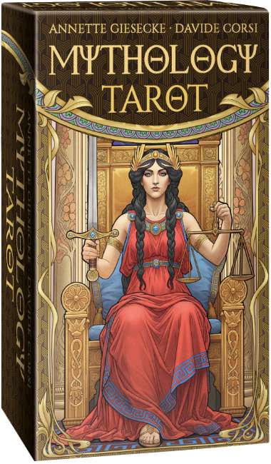 Mythology Tarot deck featuring mythological gods, heroes, legendary figures, and archetypal tarot symbolism inspired by ancient traditions.
