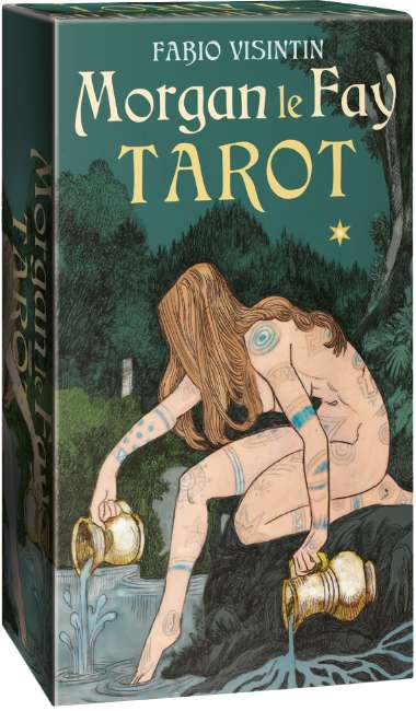 Morgan Le Fay Tarot deck featuring Arthurian mythology, Avalon-inspired artwork, Celtic symbolism, and fantasy tarot imagery.