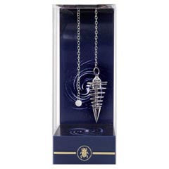 DELUXE SILVER SPIRAL PENDULUM  – BOXED