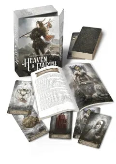 Heaven & Earth Tarot deck by Jack Sephiroth with detailed symbolic artwork and 78 tarot cards