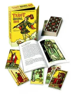 Tarot original 1909 1909 tarot card RWS Pamela Colman smith Kit version with book 