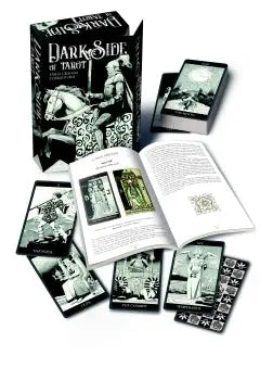 Dark Side of Tarot deck with gothic shadow work artwork and symbolic tarot imagery