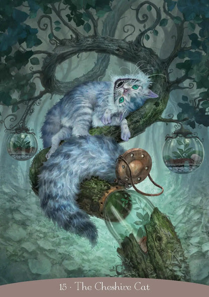 Alice in Wonderland Oracle Cards: 36 cards & 128pp guidebook - Oneness emporium