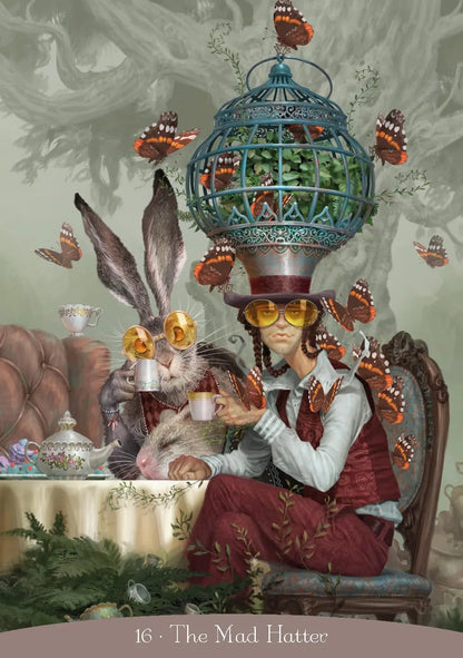 Alice in Wonderland Oracle Cards: 36 cards & 128pp guidebook - Oneness emporium