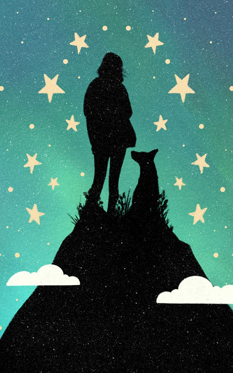 Ask the Canine Sages Oracle featuring illustrated canine spirit guides by Ana Novaes with guidebook by Tess Whitehurst.