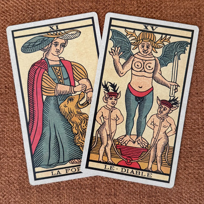 New Marseille Tarot deck by Daniel Martin Diaz with esoteric artwork.