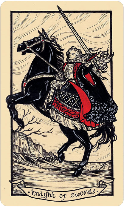Fyodor Pavlov Tarot deck featuring inclusive hand-painted tarot artwork with gilded edges.
