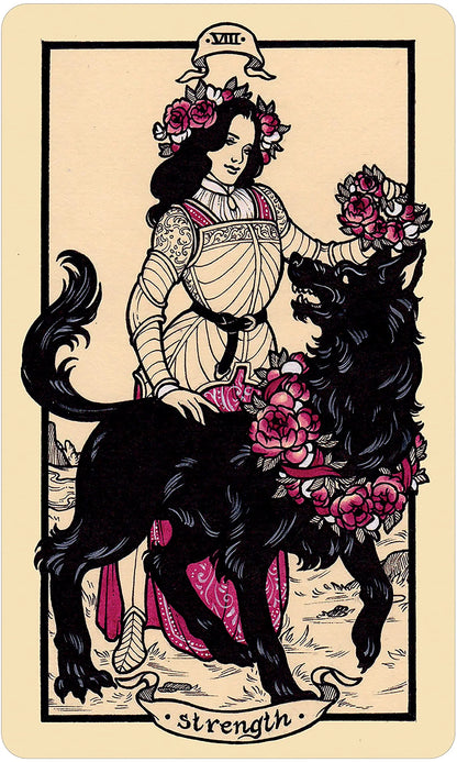 Fyodor Pavlov Tarot deck featuring inclusive hand-painted tarot artwork with gilded edges.