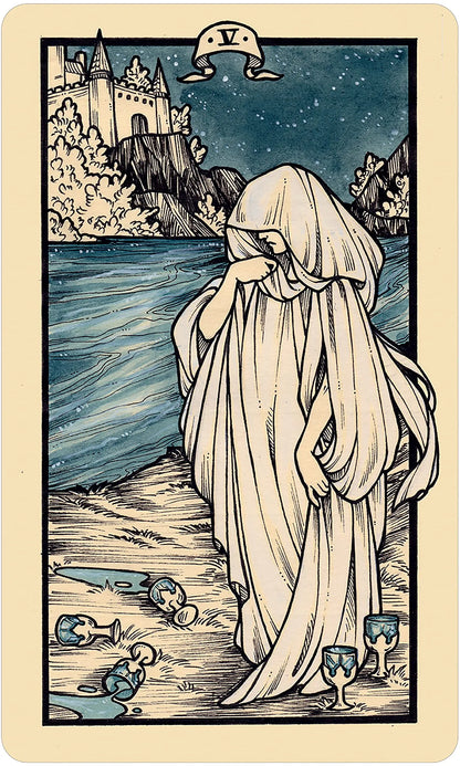 Fyodor Pavlov Tarot deck featuring inclusive hand-painted tarot artwork with gilded edges.