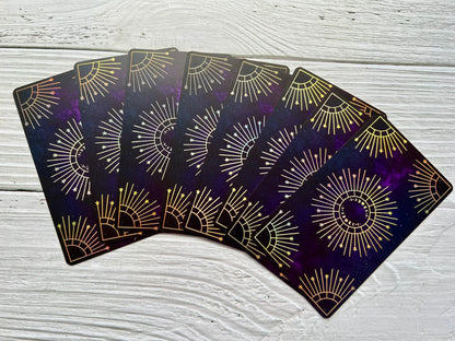 Cosmic Wisdom Tarot limited edition deck with gold edges and magnetic box.
