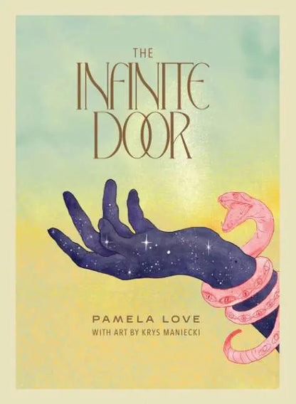 The Infinite door tarot deck box cover. Available at Oneness Emporium 