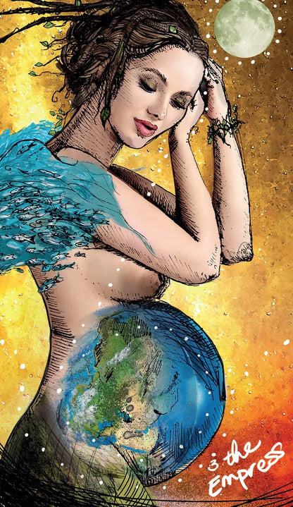 The Light Seer’s Pocket Tarot by Chris-Anne in keepsake tin featuring colourful modern tarot artwork and travel-sized cards.