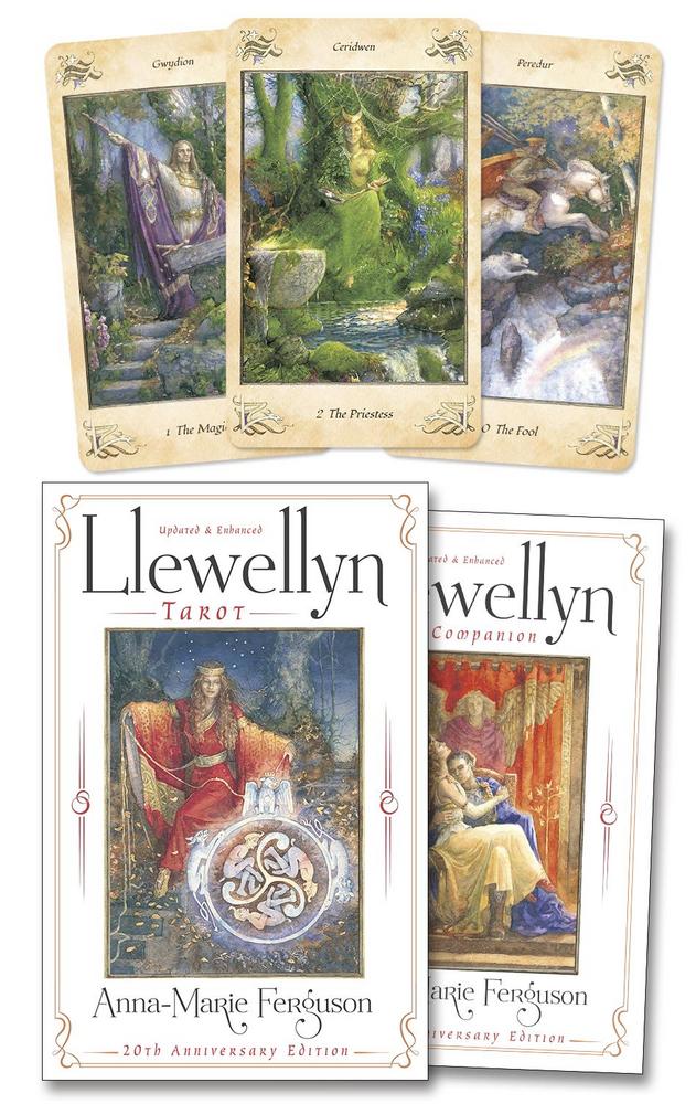 Llewellyn Tarot new edition deck featuring Welsh mythology and Rider-Waite style tarot cards