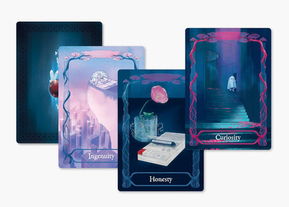 Lore Olympus Oracle deck featuring illustrated Greek mythology characters and guidebook.