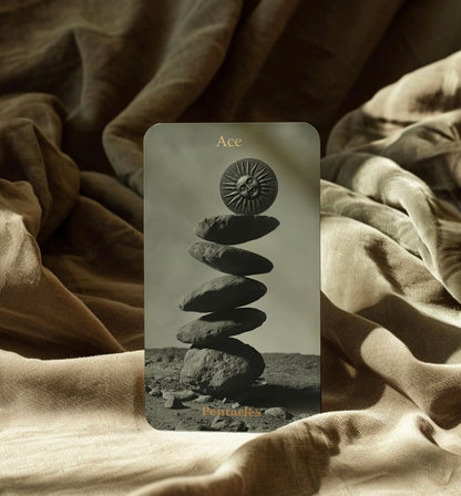Tarot Obscuro Mini Edition indie tarot deck with black matte edges and metal storage tin.