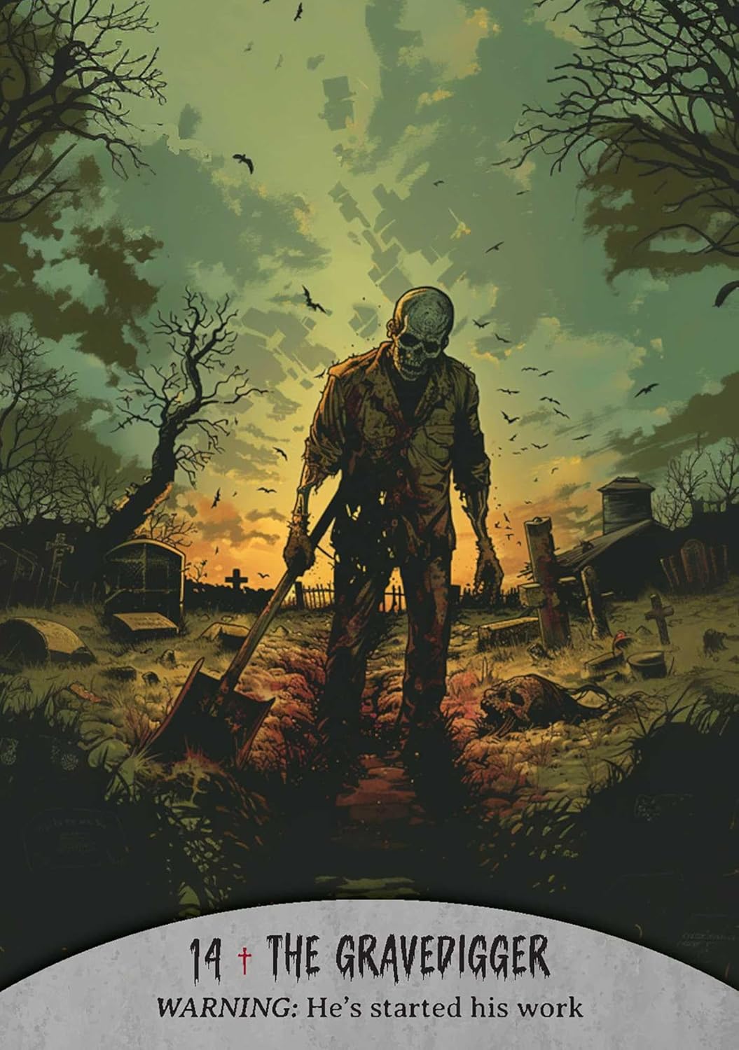 Oracle of the Undead deck by Corpse of Kay featuring zombie-themed oracle cards and guidebook.