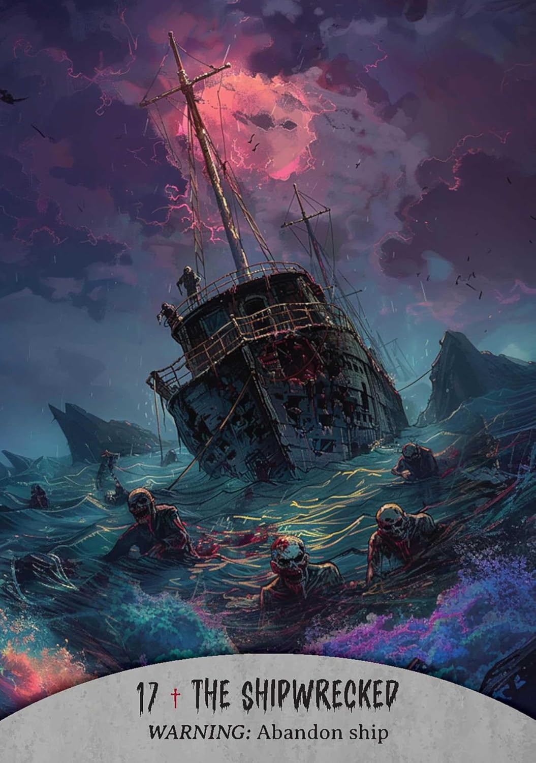 Oracle of the Undead deck by Corpse of Kay featuring zombie-themed oracle cards and guidebook.