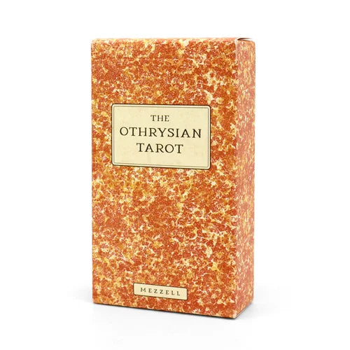The Othrysian Tarot box with Mezzell branding on a white background