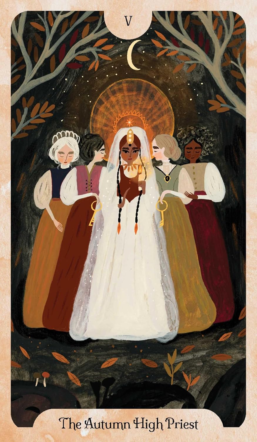 Seasons of the Witch Autumn Tarot deck with autumn leaves and mystical artwork UK