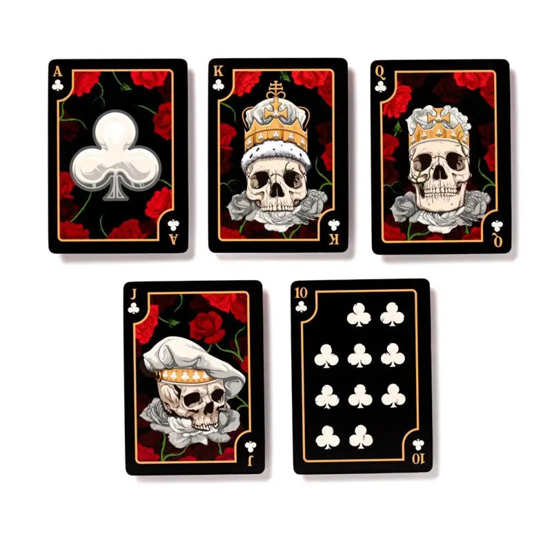Skulls and Roses Standard Playing Card Deck – Gothic & Romantic Playing Cards Ancient Wisdom