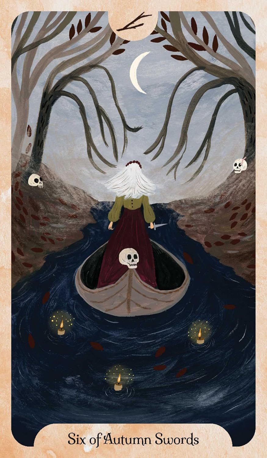 Seasons of the Witch Autumn Tarot deck with autumn leaves and mystical artwork UK