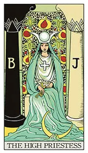 The High priestess card After Tarot 