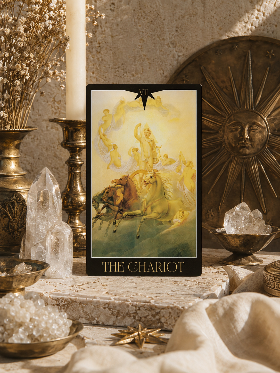 Venus Morningstar Tarot Dark Edition 2nd Edition featuring classical fine art imagery, mythological symbolism, dark borders, and premium gilded presentation.