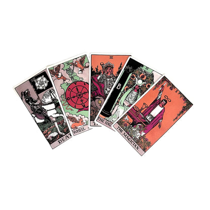 Pastel Tarot Deck & Guide | Classic RWS Tarot Design - Oneness emporium