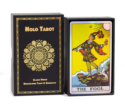 Holo Tarot | Holographic Tarot Deck & Guide | Made in USA | - Oneness emporium