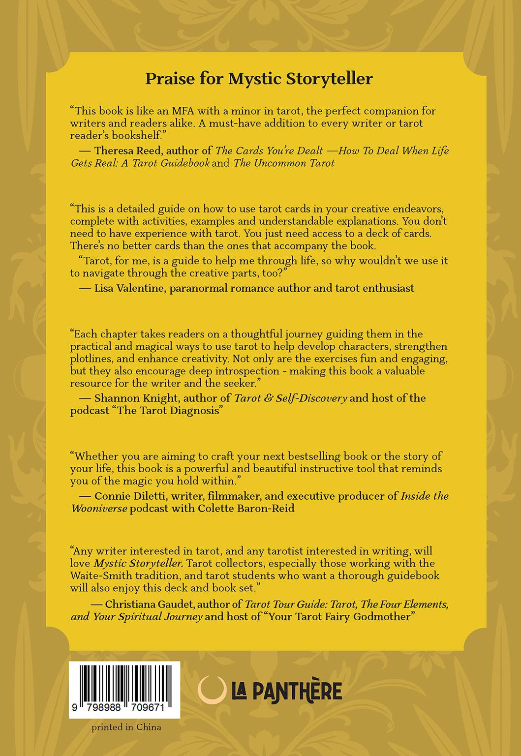 Mystic Storyteller: A Writer's Guide to Using the Tarot