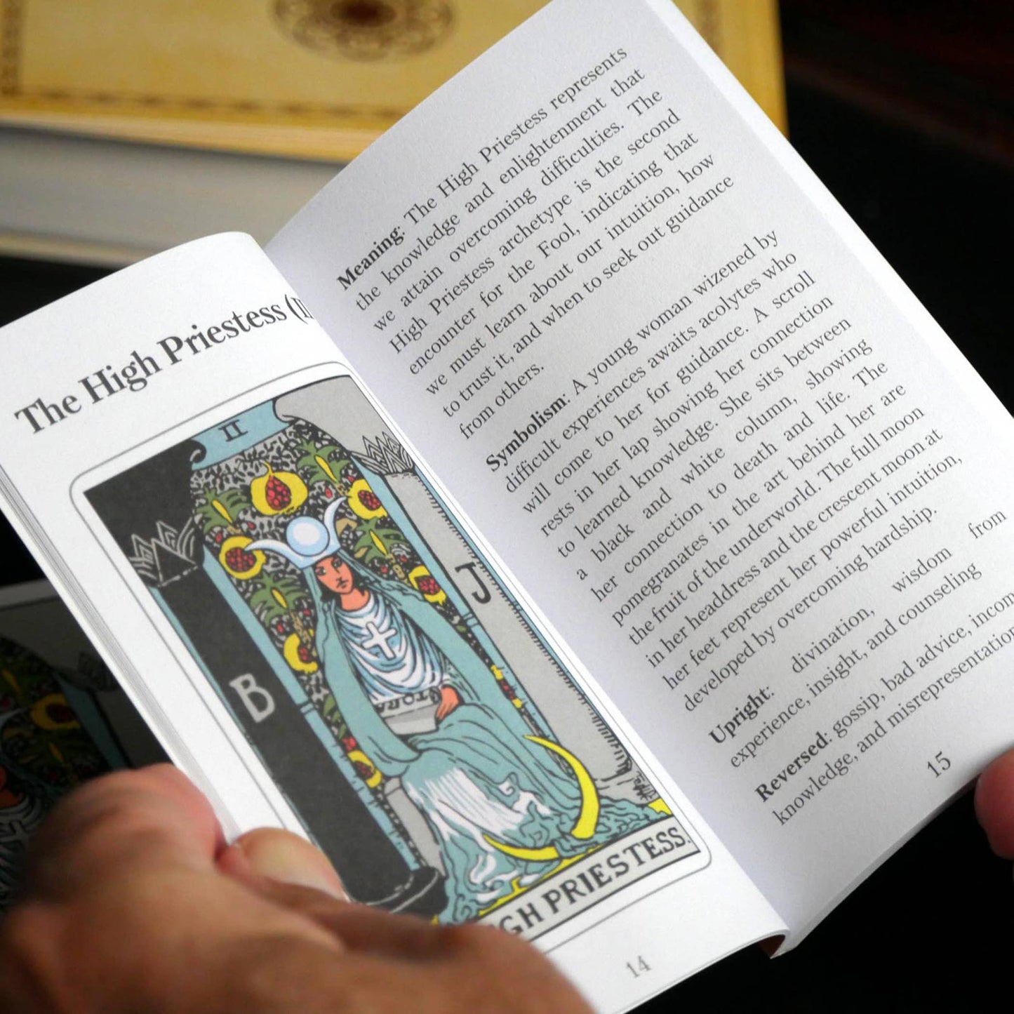 Original Tarot cards deck with simple symbolic design alternative to Rider Waite tarot
