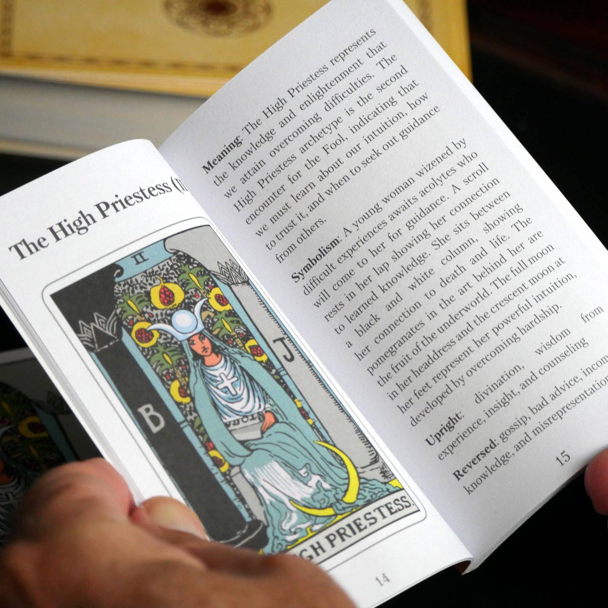 Original Tarot cards deck with simple symbolic design alternative to Rider Waite tarot