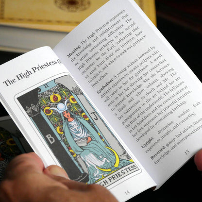 Original Tarot cards deck with simple symbolic design alternative to Rider Waite tarot