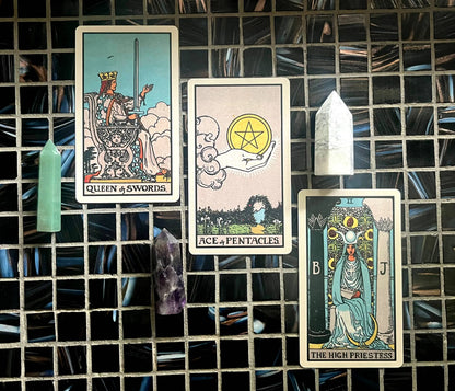 Classic 1909 Tarot Deck and Guide featuring the original Pamela Colman Smith artwork and traditional Rider-Waite-Smith tarot imagery.
