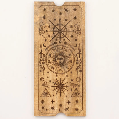 Four Section Tarot Box with Card Holder AW Dropship UK