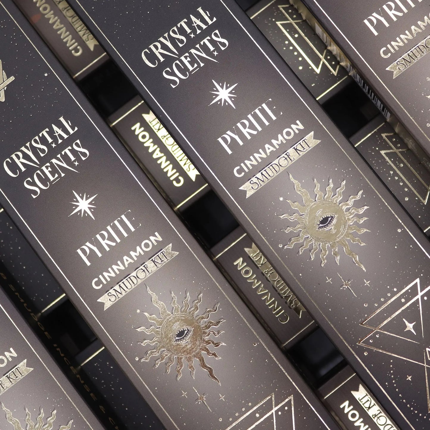 Pyrite Crystal Scents Smudge Incense - Cinnamon AW Dropship UK