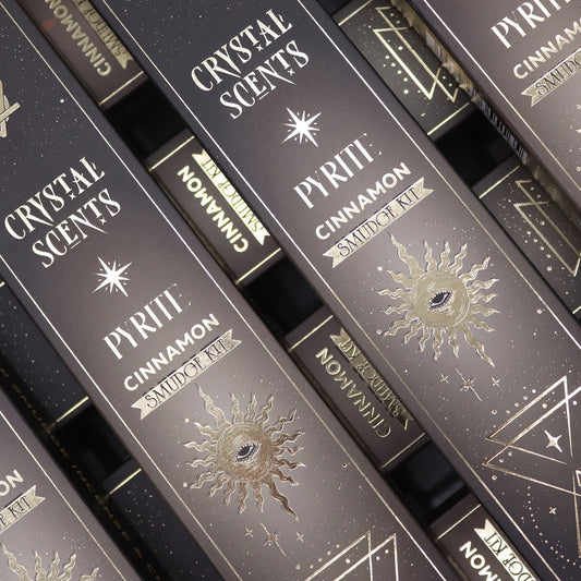 Pyrite Crystal Scents Smudge Incense - Cinnamon AW Dropship UK