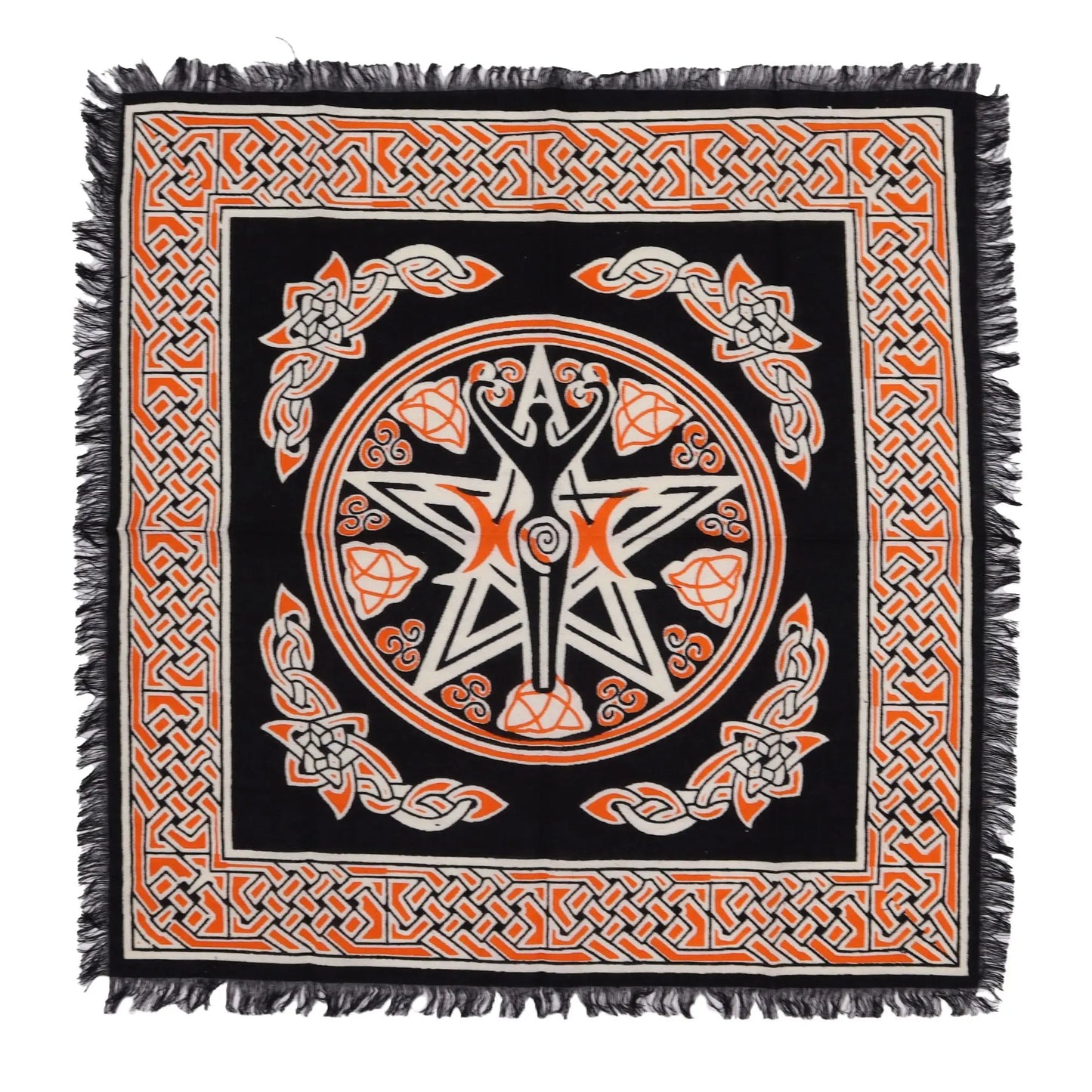 Esoteric Fringed Altar Cloth -  Earth Mother AW Dropship UK