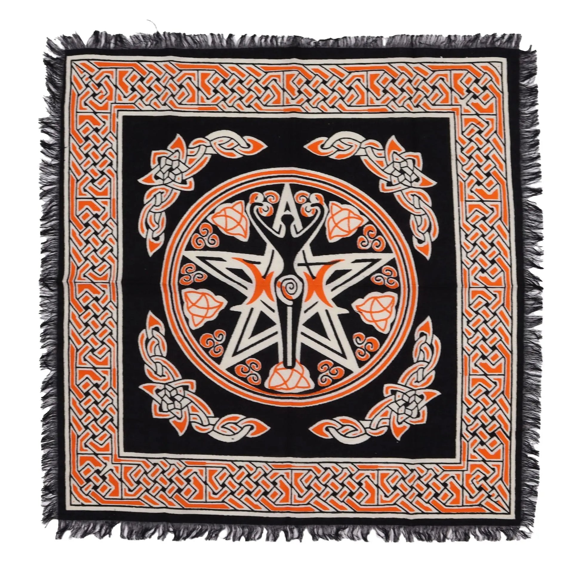 Esoteric Fringed Altar Cloth -  Earth Mother AW Dropship UK